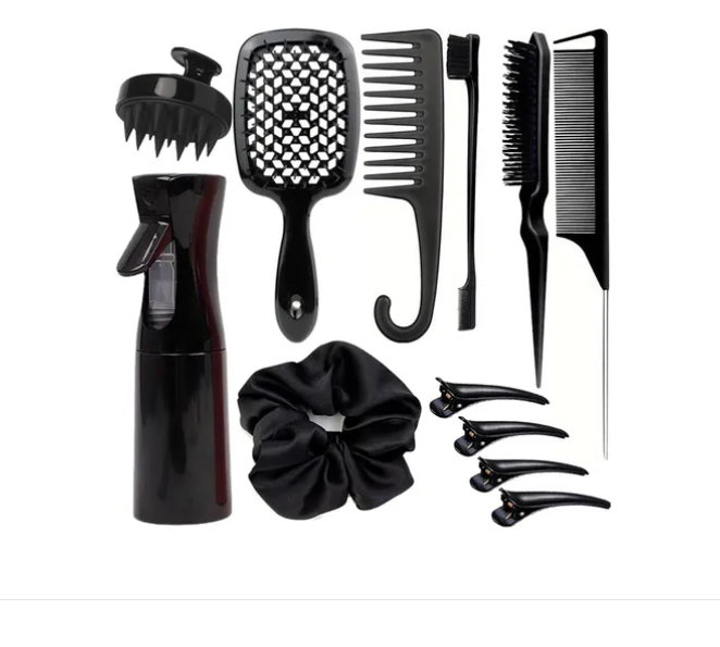 Foto 1 | Kit Xtellar De Peines Regadera Pinzas De Cabello Set De Peines Cepillo