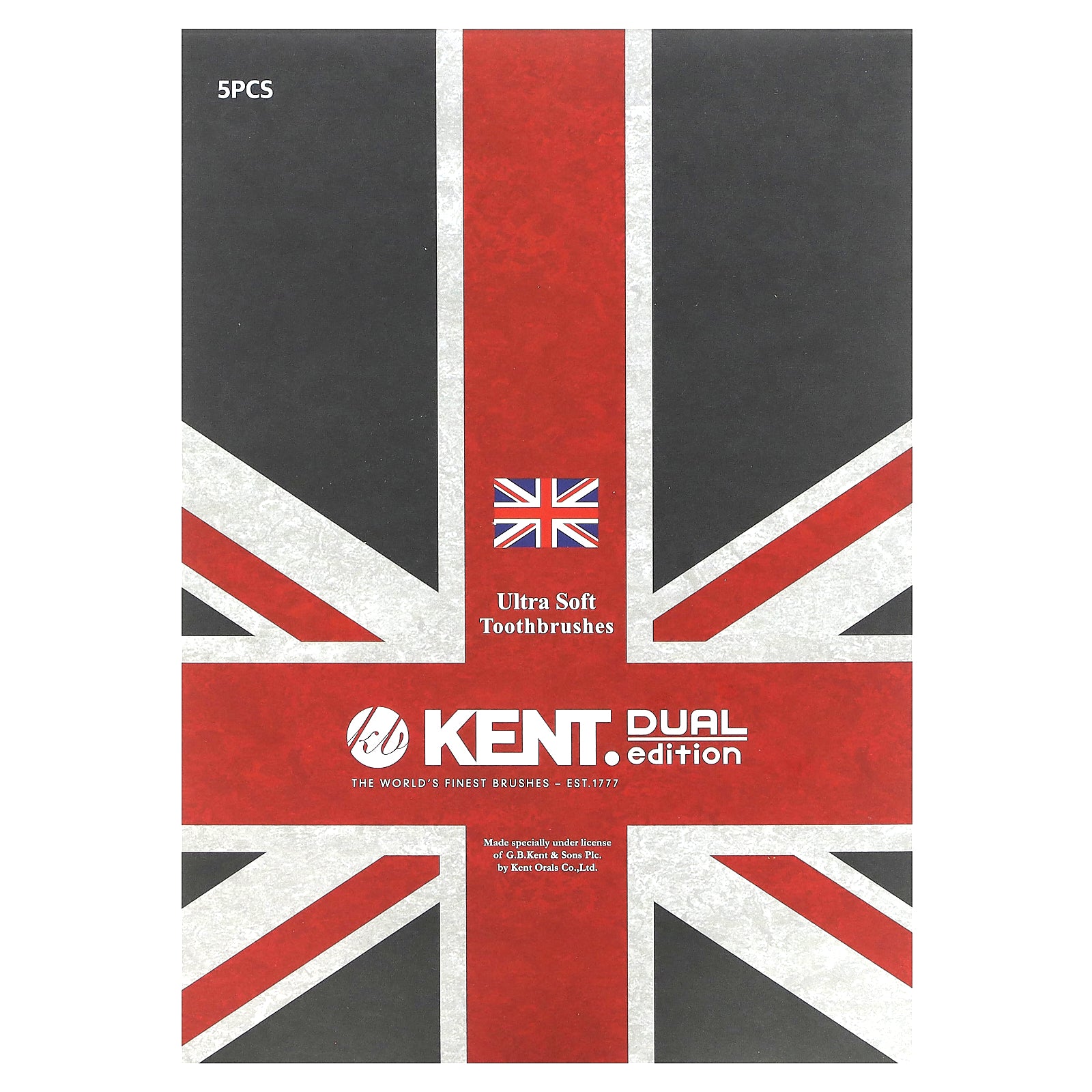 Foto 2 | Cepillo De Dientes Kent Ultra Soft Dual Edition 5 Cepillos De Dientes - Venta Internacional.
