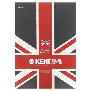 Foto 2 | Cepillo De Dientes Kent Ultra Soft Dual Edition 5 Cepillos De Dientes - Venta Internacional.