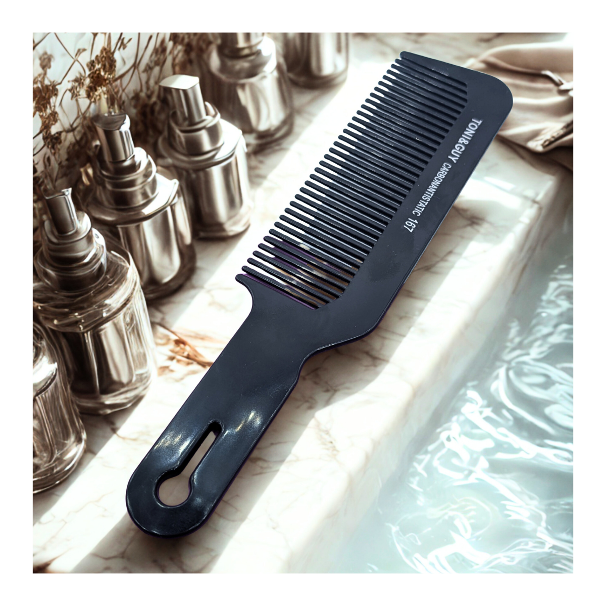 Foto 4 pulgar | Peine De Alta Resistencia Térmica  Antiestético  Todo Tipo De Cabello  Uso Con Calor  Efecto Estilista Y Barberia