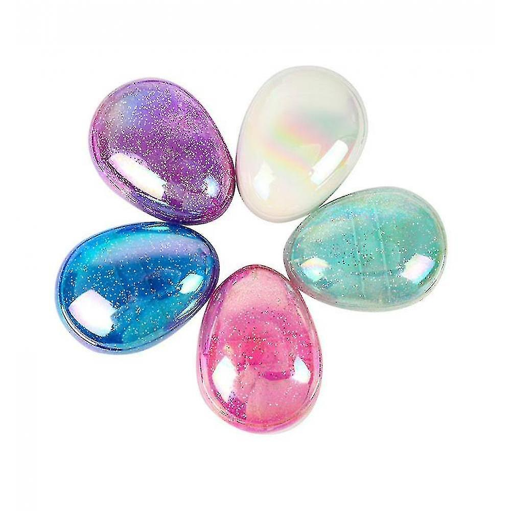 Foto 4 pulgar | Peineta Huoguo Con Forma De Huevo  Antiestática  Desenredante  Rosa - Venta Internacional.