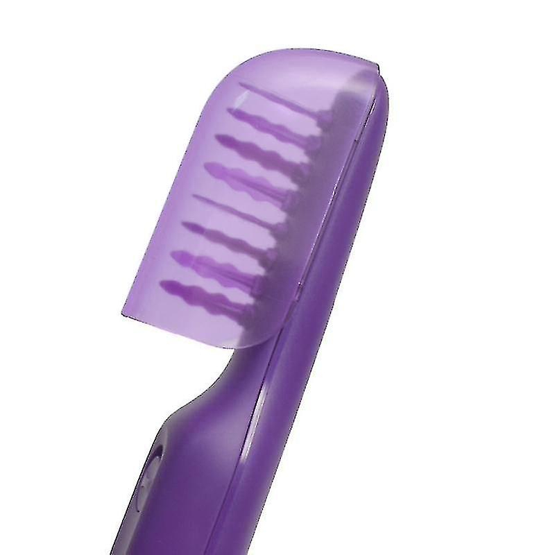 Foto 5 pulgar | Cepillo Desenredante Eléctrico Para Alisar El Cabello  Color Morado - Venta Internacional.