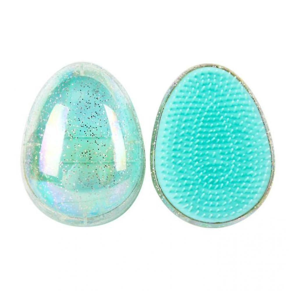 Foto 2 pulgar | Peineta Huoguo Con Forma De Huevo  Antiestática  Desenredante  Verde - Venta Internacional.
