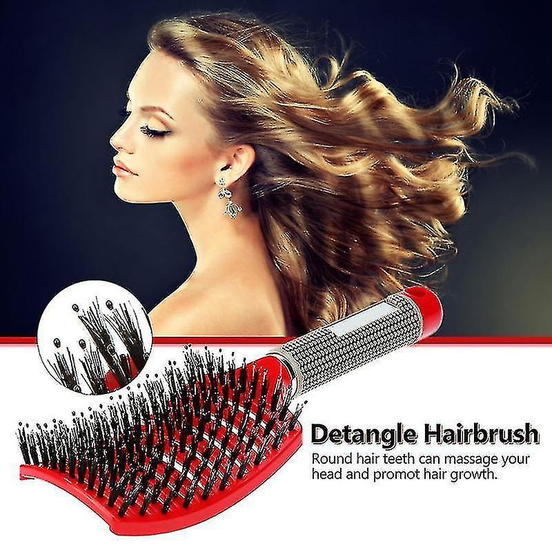Foto 4 pulgar | Alisadores De Pelo Para Niñas  Peine De Masaje Para Cabello Y Cuero Cabelludo  Cepillo De Pelo De Ce - Venta Interna