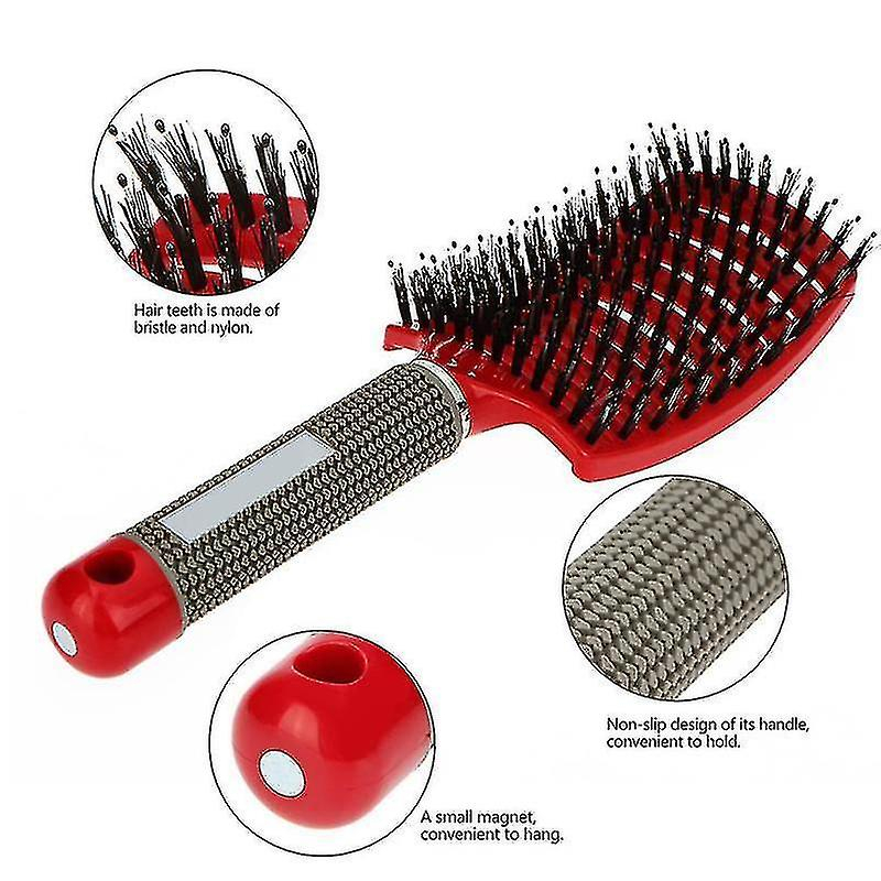 Foto 5 pulgar | Alisadores De Pelo Para Niñas  Peine De Masaje Para Cabello Y Cuero Cabelludo  Cepillo De Pelo De Ce - Venta Interna