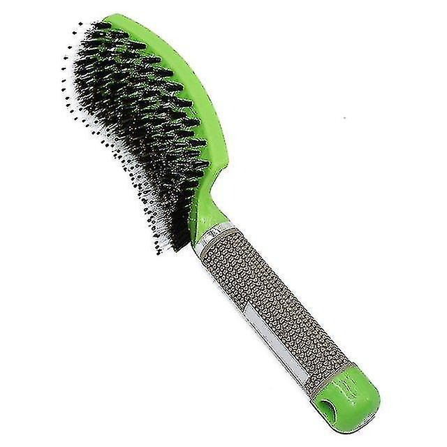 Foto 2 pulgar | Peine Para Alisar El Cabello Con Cerdas Curvas De Jabalí Huoguo - Venta Internacional.