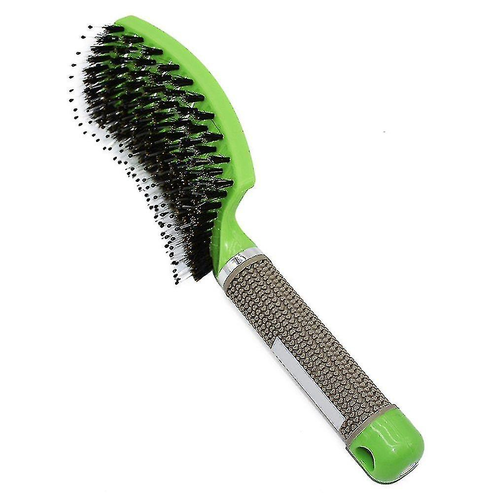 Foto 3 pulgar | Peine Para Alisar El Cabello Con Cerdas Curvas De Jabalí Huoguo - Venta Internacional.