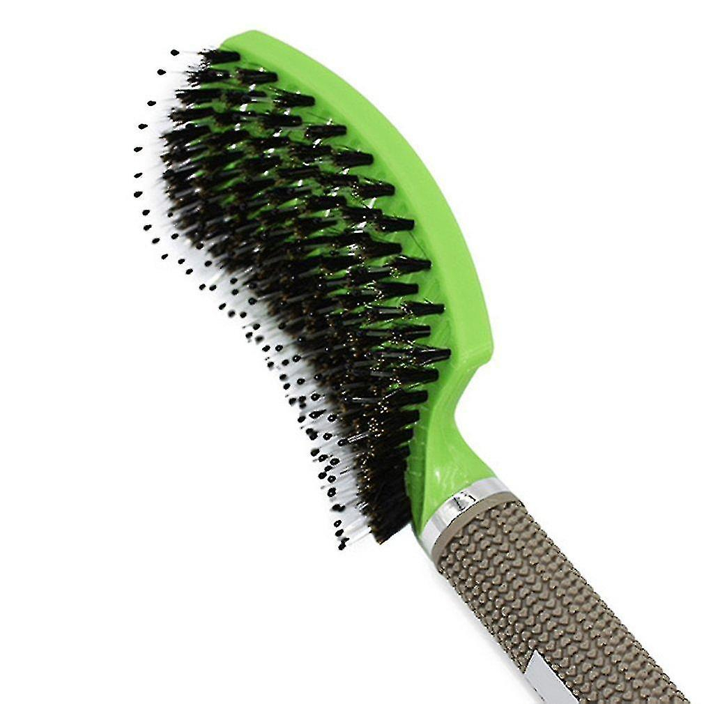 Foto 5 pulgar | Peine Para Alisar El Cabello Con Cerdas Curvas De Jabalí Huoguo - Venta Internacional.