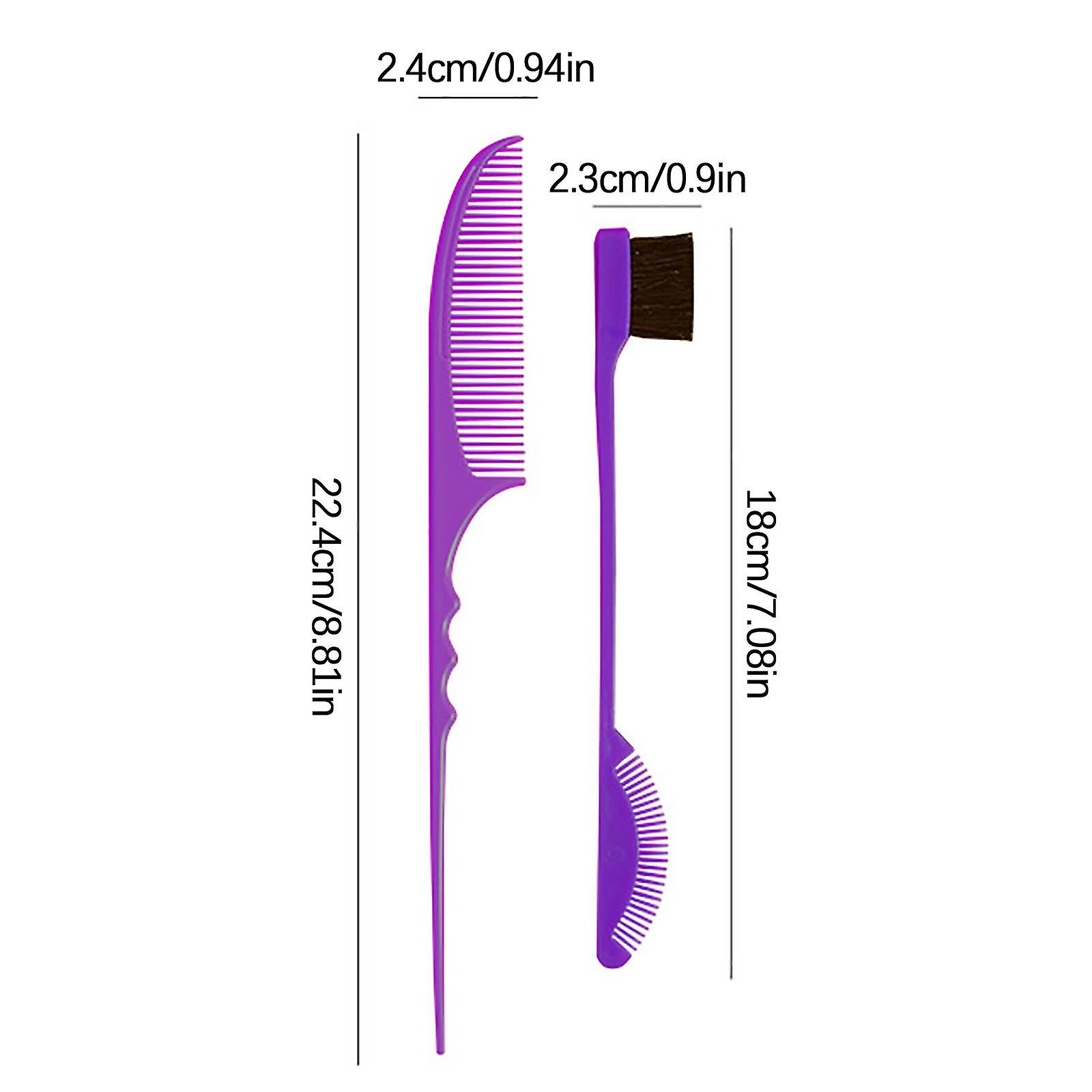 Foto 2 pulgar | Juego De Peines Huoguo Con Punta Enrollada Para El Cabello  Peine Ondulado  Empujado A Mano - Venta Internacional.