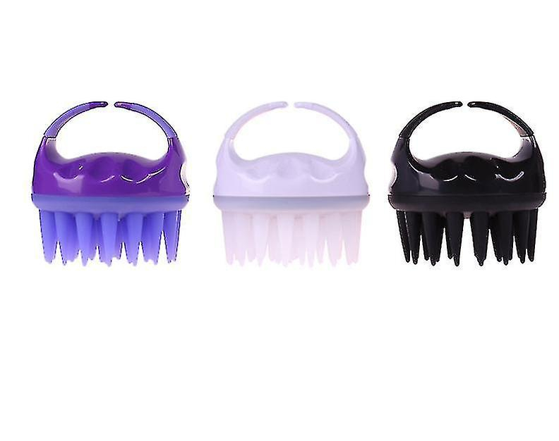 Foto 1 | Peines Para El Cabello  Cepillo De Silicona Para Masaje Del Cuero Cabelludo  Color Blanco - Venta Internacional.