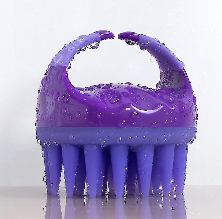 Foto 4 pulgar | Peines Para El Cabello  Cepillo De Silicona Para Masaje Del Cuero Cabelludo  Color Blanco - Venta Internacional.