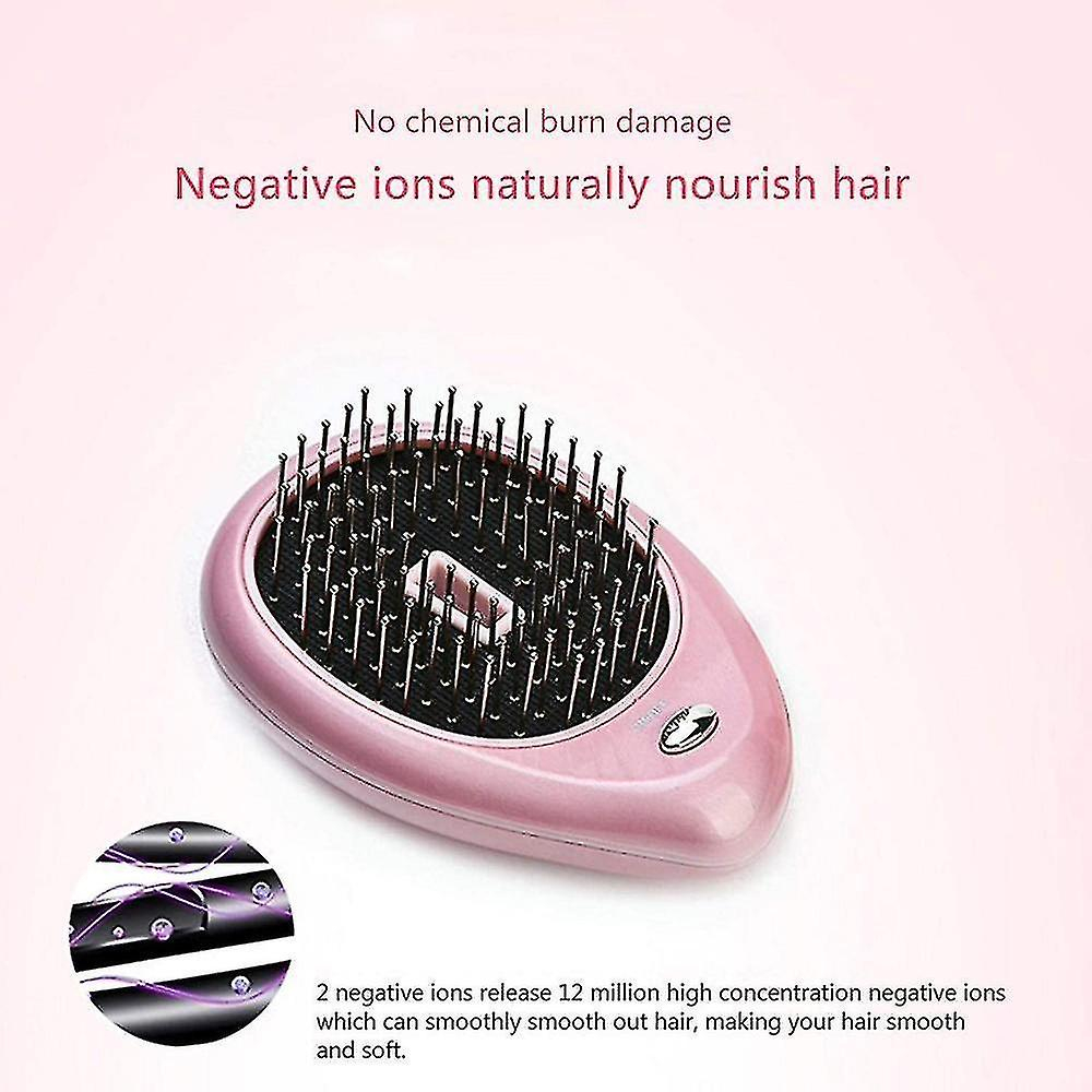 Foto 2 | Juego De Herramientas Para Peinar El Cabello  Peine De Masaje Iónico Eléctrico  Rosa - Venta Internacional.