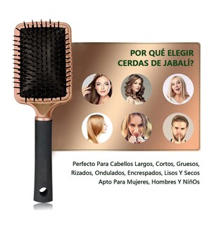 Foto 2 | Herramientas De Peluquería Peine Redondo Para Peluq 4 Piezas Oro