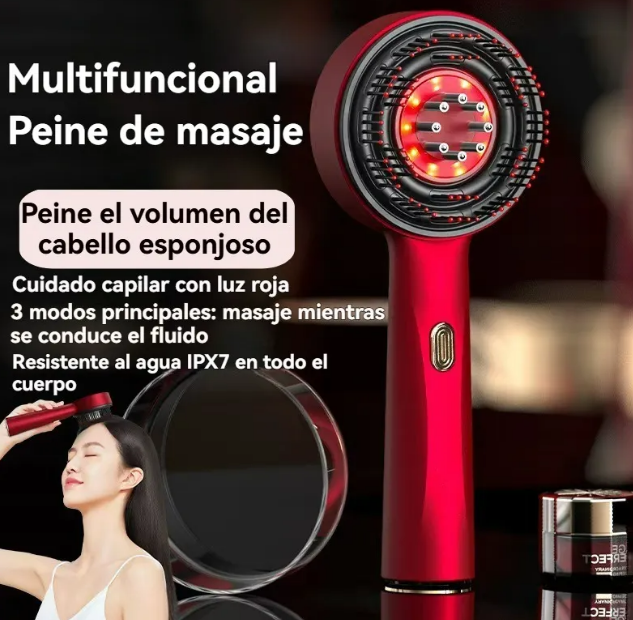 Foto 3 pulgar | Xtellar Cepillo Masajeador Capilar Avanzado Con Terapia De Luz Y Distribución De Esencia