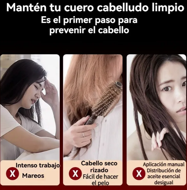 Foto 4 pulgar | Xtellar Cepillo Masajeador Capilar Avanzado Con Terapia De Luz Y Distribución De Esencia