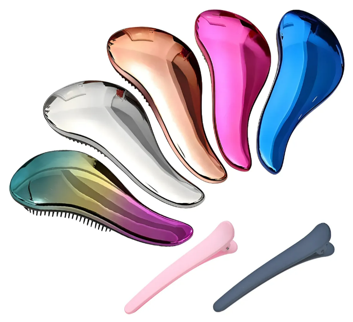Foto 1 | Xtellar Set De 5 Cepillos Premium Para Extensiones De Cabello Y Pelucas De Todos Tipos