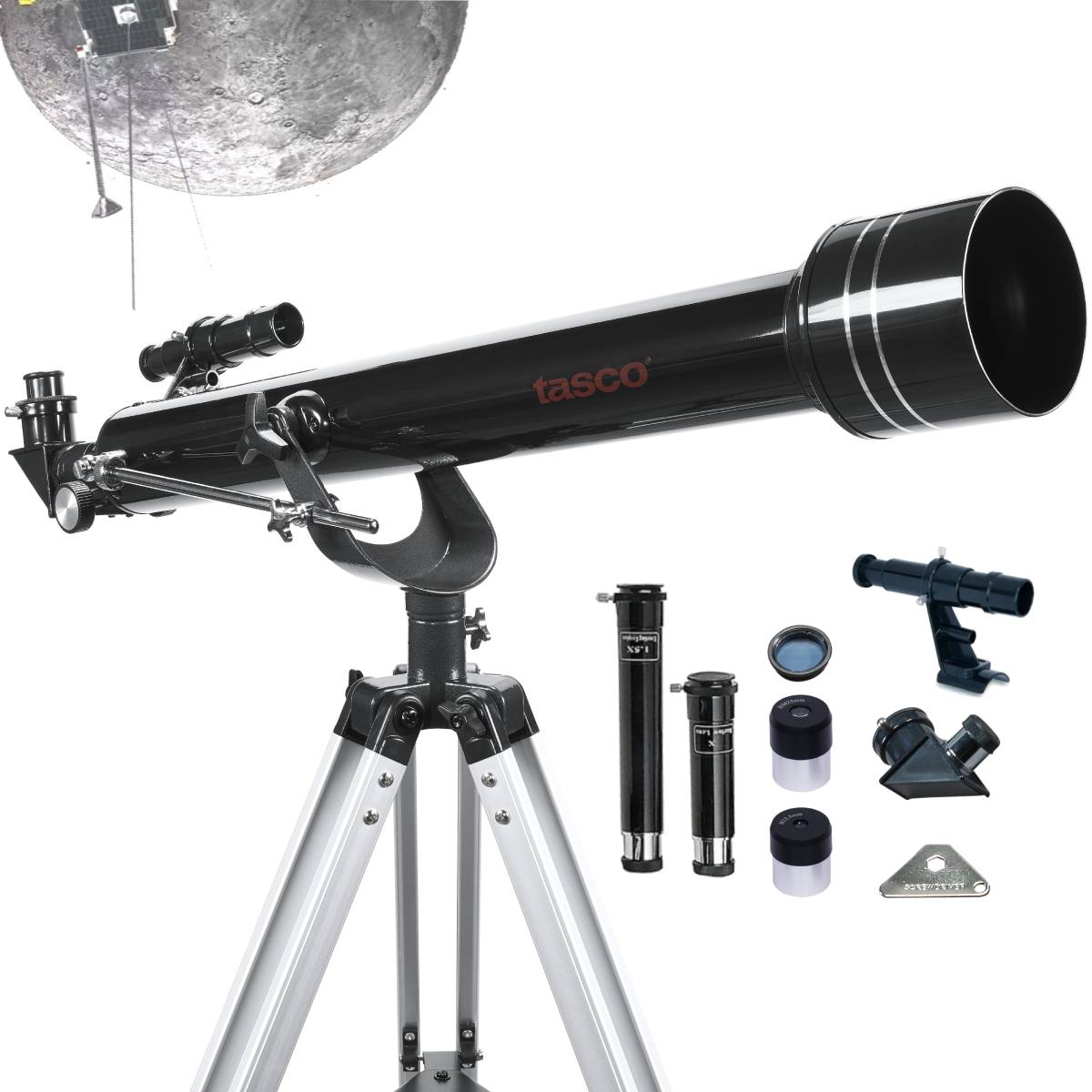 Foto 1 | Telescopio Tasco Novice 60x800mm Az Refractor color Negro