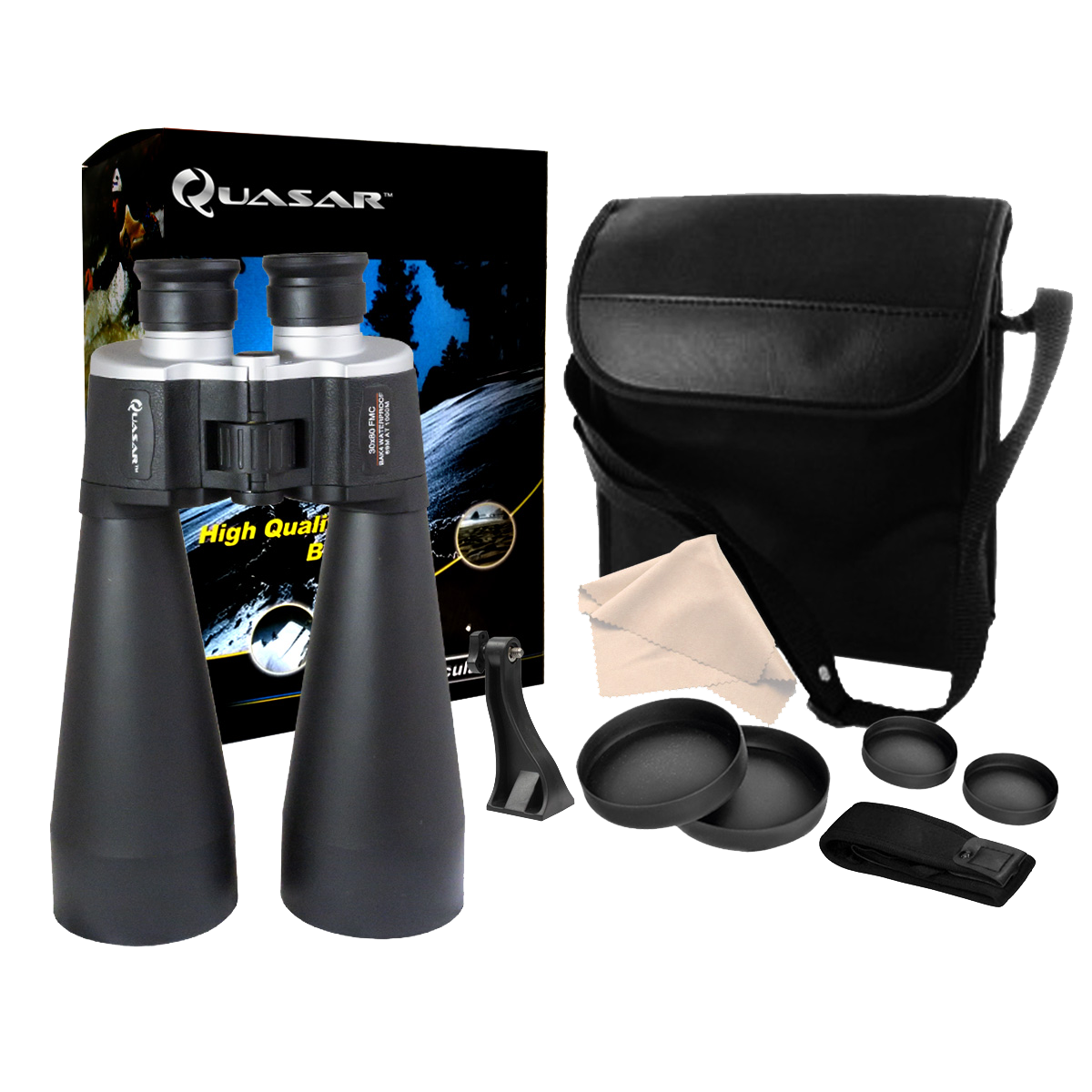 Foto 4 pulgar | Binoculares Gigantes Quasar  Venture Qv80 Waterproof 30x High Definition