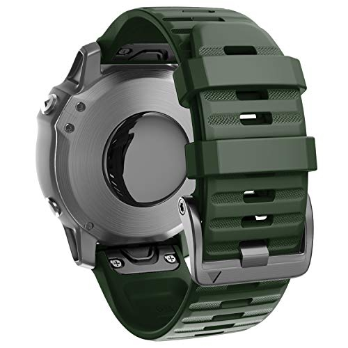 Foto 2 pulgar | Venta Internacional - Ancool Compatible Con Fenix ​​6x/7x Band 26 Mm Fit Fit Soft Silicone Ratch Band Ree