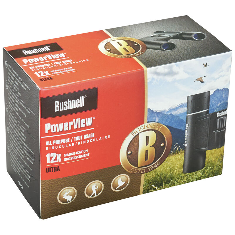 Foto 9 pulgar | Binoculares Bushnell Powerview 1.0 12x25mm Prisma Roof Profesionales Negro