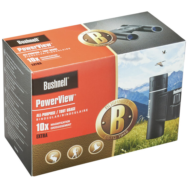 Foto 5 pulgar | Binoculares Bushnell Powerview 1.0 10 X 25 MM Prisma Roof Profesionales Negro