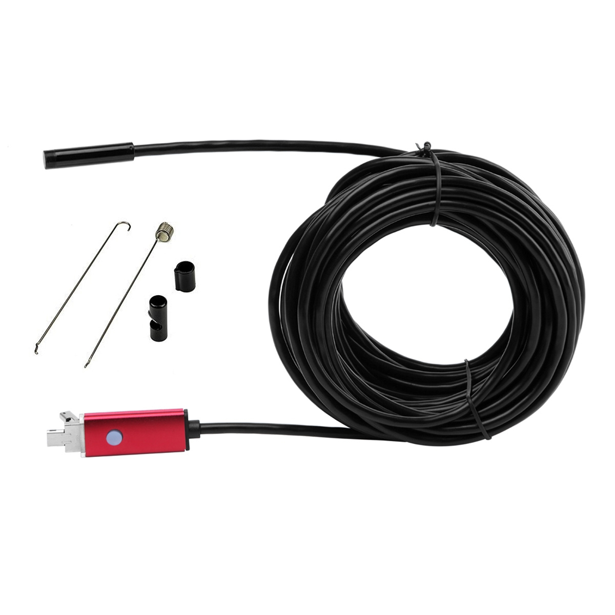 Foto 5 | Endoscopio De 7 Mm Con Lente De 0,3 Mp Para Android Y Pc Con Cable De 6 Led De 10 M - Venta Internacional.