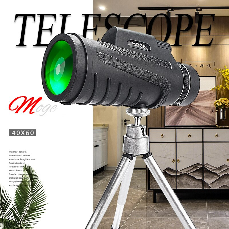 Foto 2 pulgar | Telescopio Monocular De Visión Nocturna 40x60 Con Ipx4 - Negro - Venta Internacional.