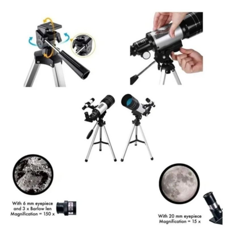 Foto 4 | Telescopio Monocular Triopto F30070m Con Aumento De 150x - Venta Internacional.