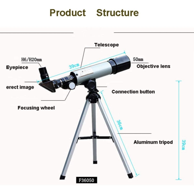 Foto 3 pulgar | Telescopio Astronómico Telescopio Con Filtro Solar F36050 - Venta Internacional.