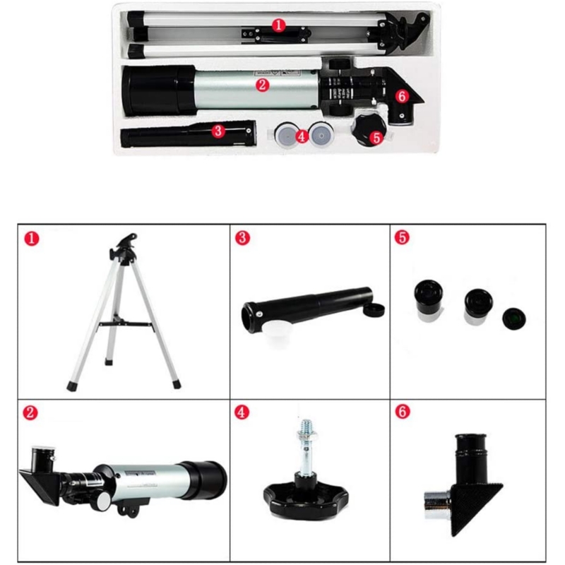 Foto 5 pulgar | Telescopio Astronómico Telescopio Con Filtro Solar F36050 - Venta Internacional.