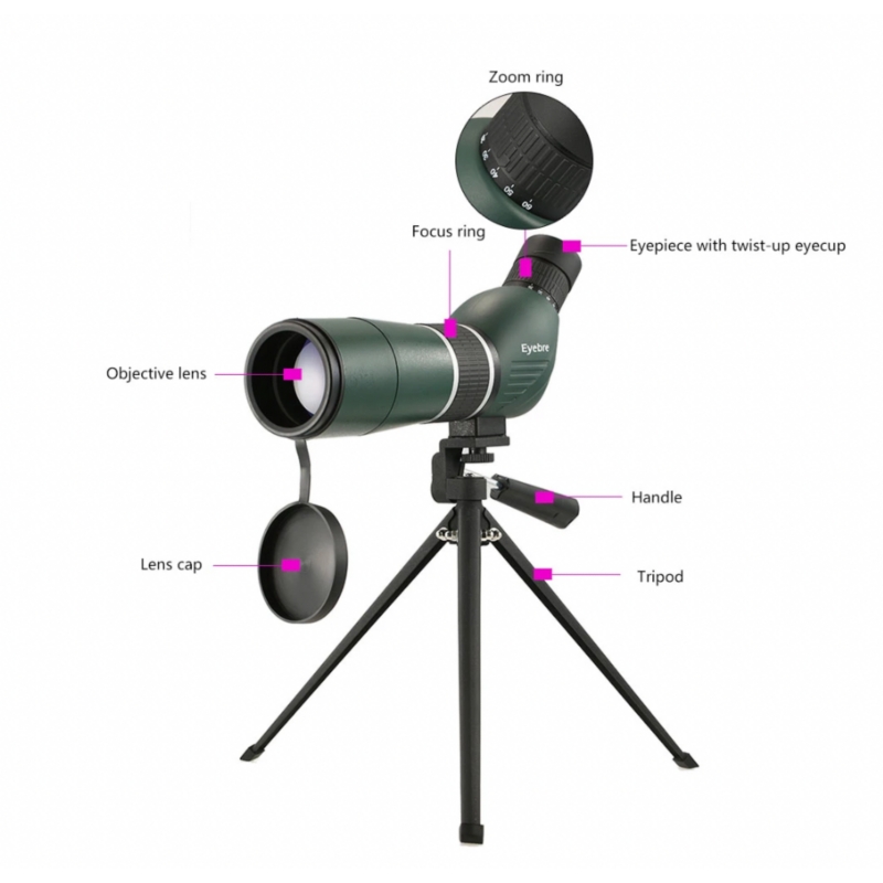 Foto 4 | Telescopio Terrestre Eyebre 20-60x60 - Venta Internacional.