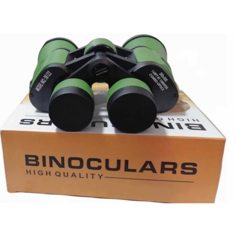 Binoculares Multifuncionales De 20 X 50, Color Verde Militar, Con Funda - Venta Internacional. $1,059