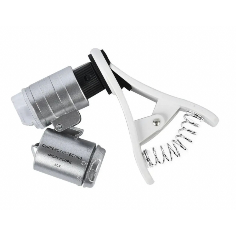 Teléfono Móvil Microscope 60x Clip Android Iphone Con Luz Uv - Venta Internacional.