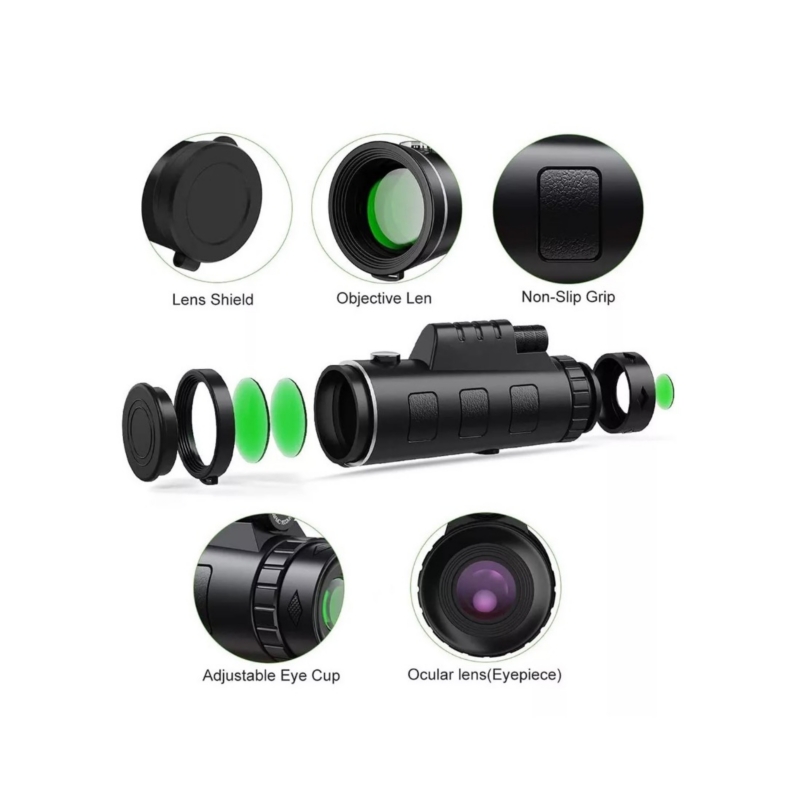 Foto 7 pulgar | Zoom Monocular 40x60, Largo Alcance, Impermeable, Bak-4, 380 G - Venta Internacional.