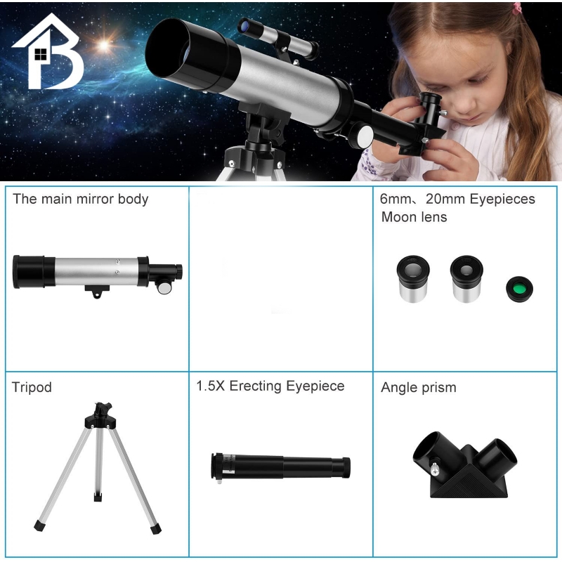 Foto 5 pulgar | Telescopio Monocular Astronómico Profesional F36050m - Venta Internacional.