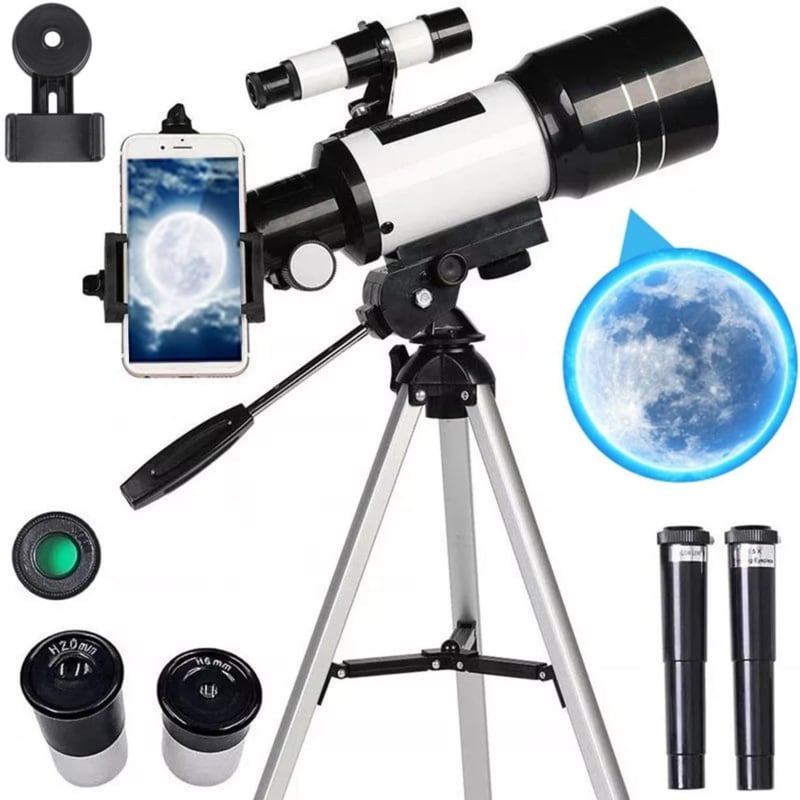 Telescopio 150x70 Mm Con Trípode Y Adaptador Para Smartphone - Venta Internacional. $1,149