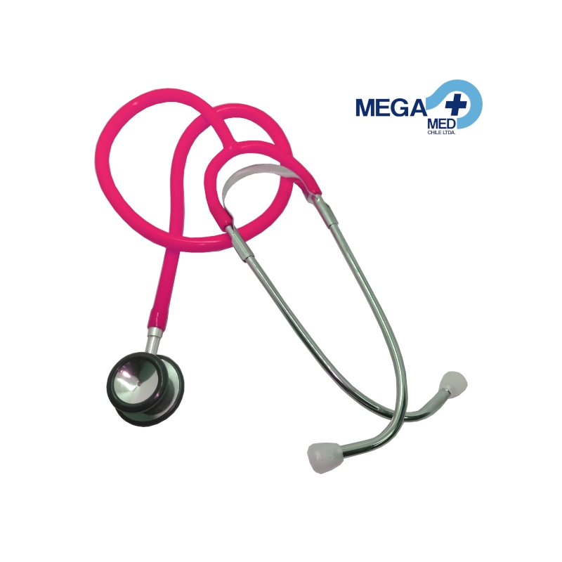 Foto 1 | Fonendoscopio De Doble Cápsula Color Fucsia Pvc+aluminio - Venta Internacional.