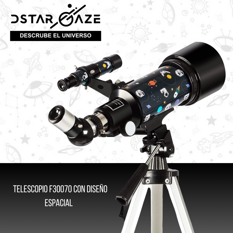 Foto 3 pulgar | Telescopio Astronómico Genérico F30070c1 70 Mm - Venta Internacional.