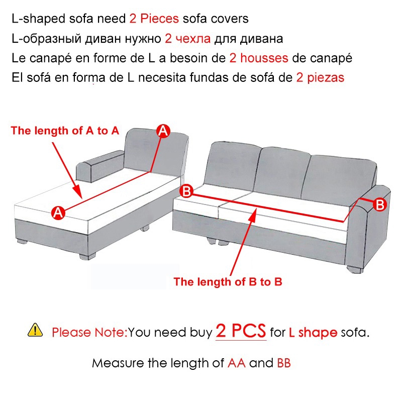 Foto 5 | Funda De Sofá Mular, Elástica, Neutra, Combinable, Tipo L, Plateada - Venta Internacional.