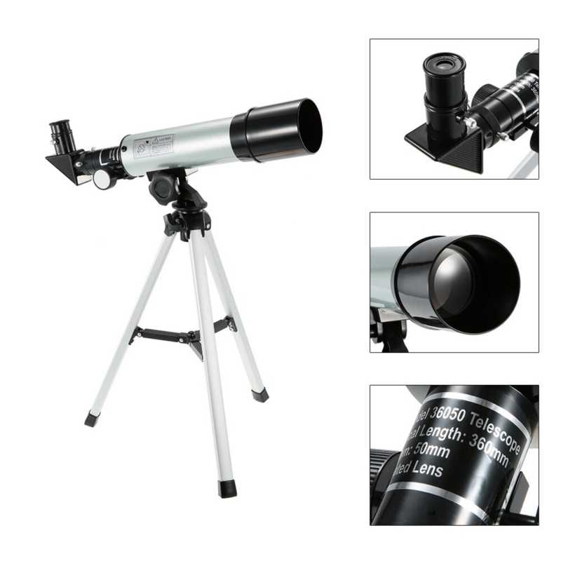 Foto 3 pulgar | Telescopio Astronómico Monocular Con Zoom 60x F36050 - Venta Internacional.