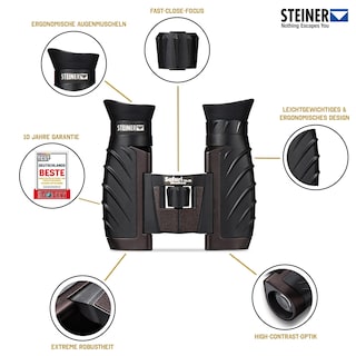 Foto 3 | Binoculares Steiner Safari Ultrasharp Negros-Venta Internacional