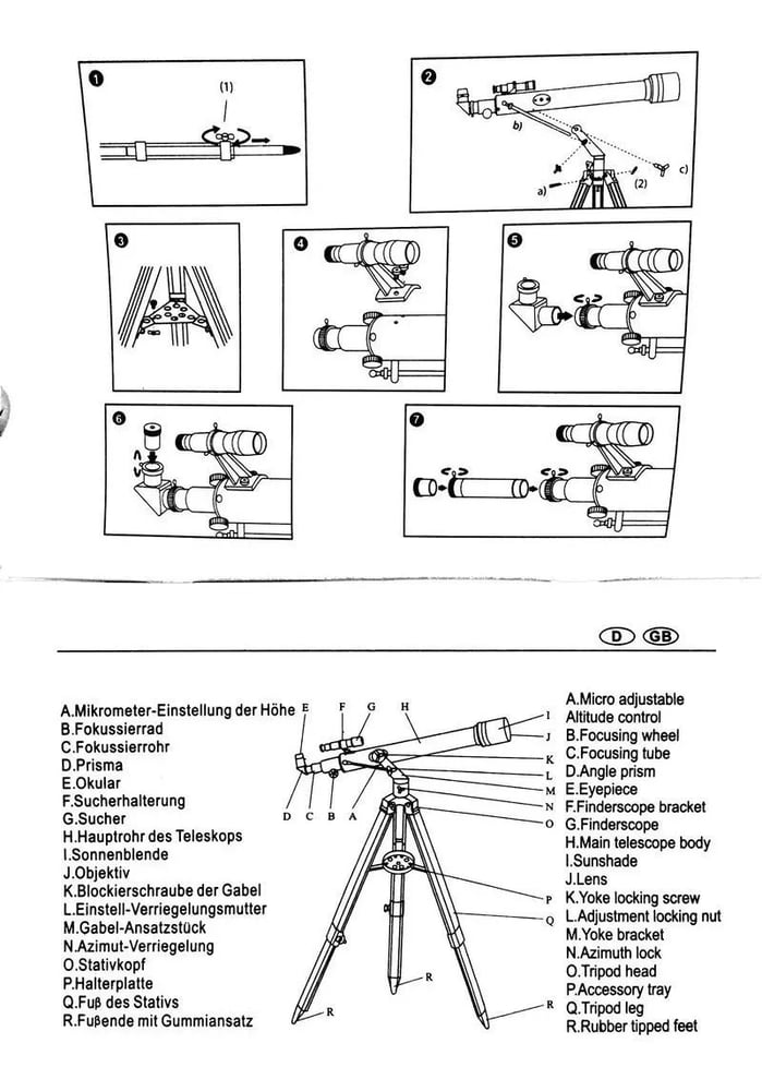 Foto 4 | Telescopio Newtonian Solar Professional 900x60 Mm - Venta Internacional