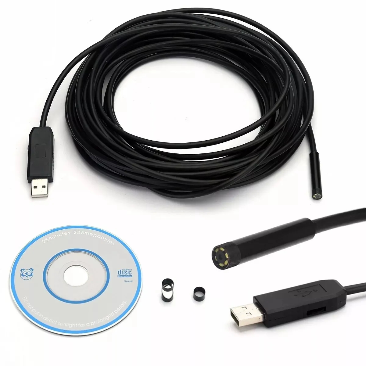 Foto 3 pulgar | Cámara Endoscópica Impermeable Cable Usb De 2 M Para Android/Windows - Venta Internacional