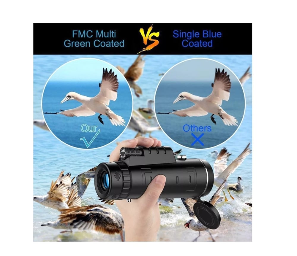 Foto 6 | Zoom Monocular de 40x60 a Prueba de Agua con Visión Nocturna - Venta Internacional