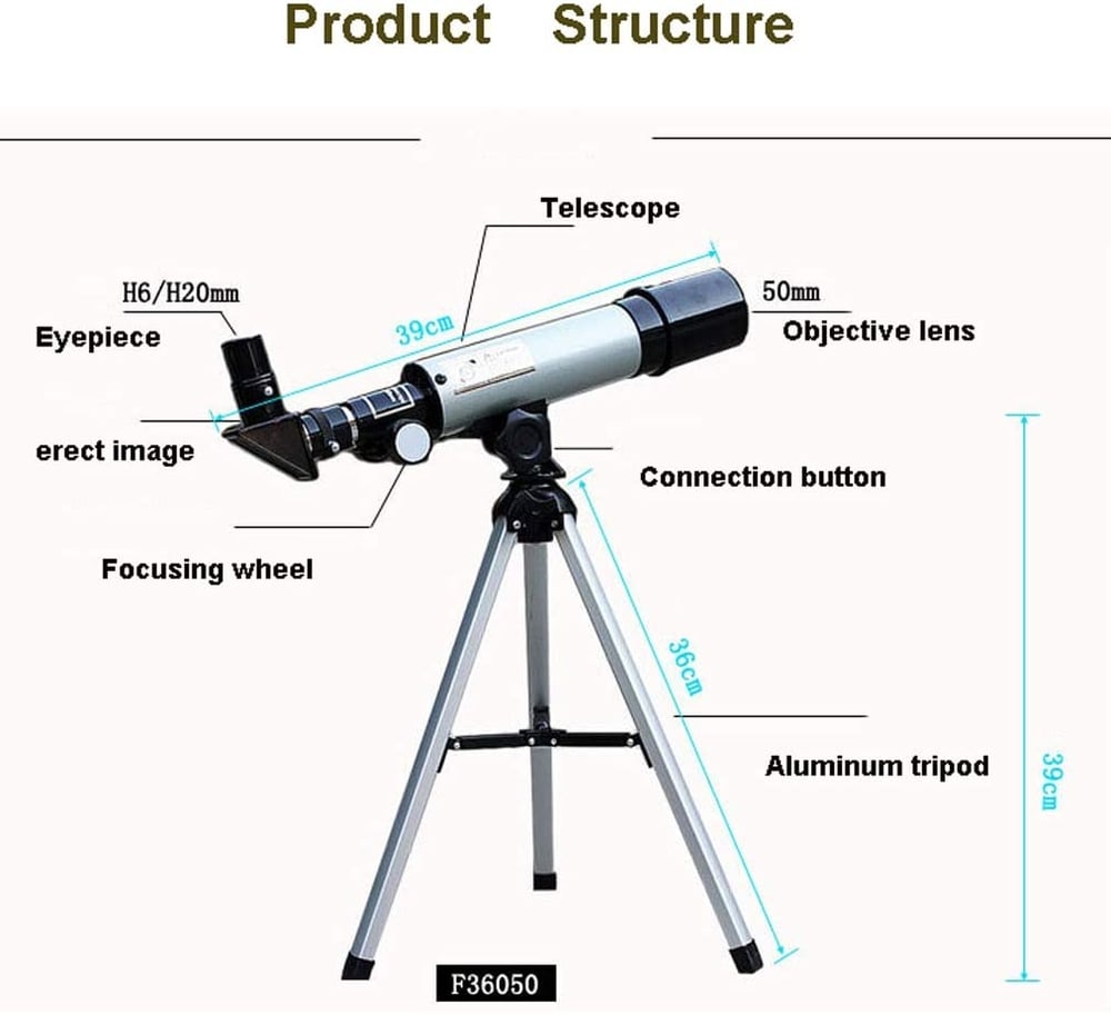 Foto 3 pulgar | Telescopio Astronómico Telescopio Con Filtro Solar F36050 - Venta Internacional.