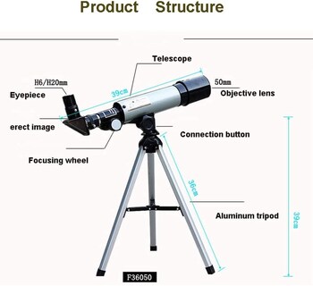 Foto 2 | Telescopio Astronómico Telescopio Con Filtro Solar F36050 - Venta Internacional.