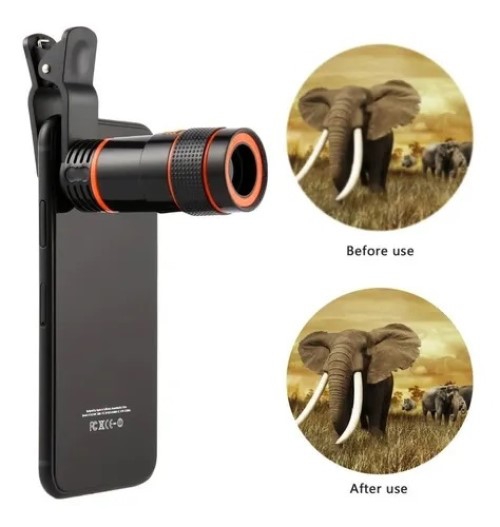 Foto 3 pulgar | Lente Telescópico Monocular Con Zoom De 8x para Teléfono Celular Universal - Venta Internacional