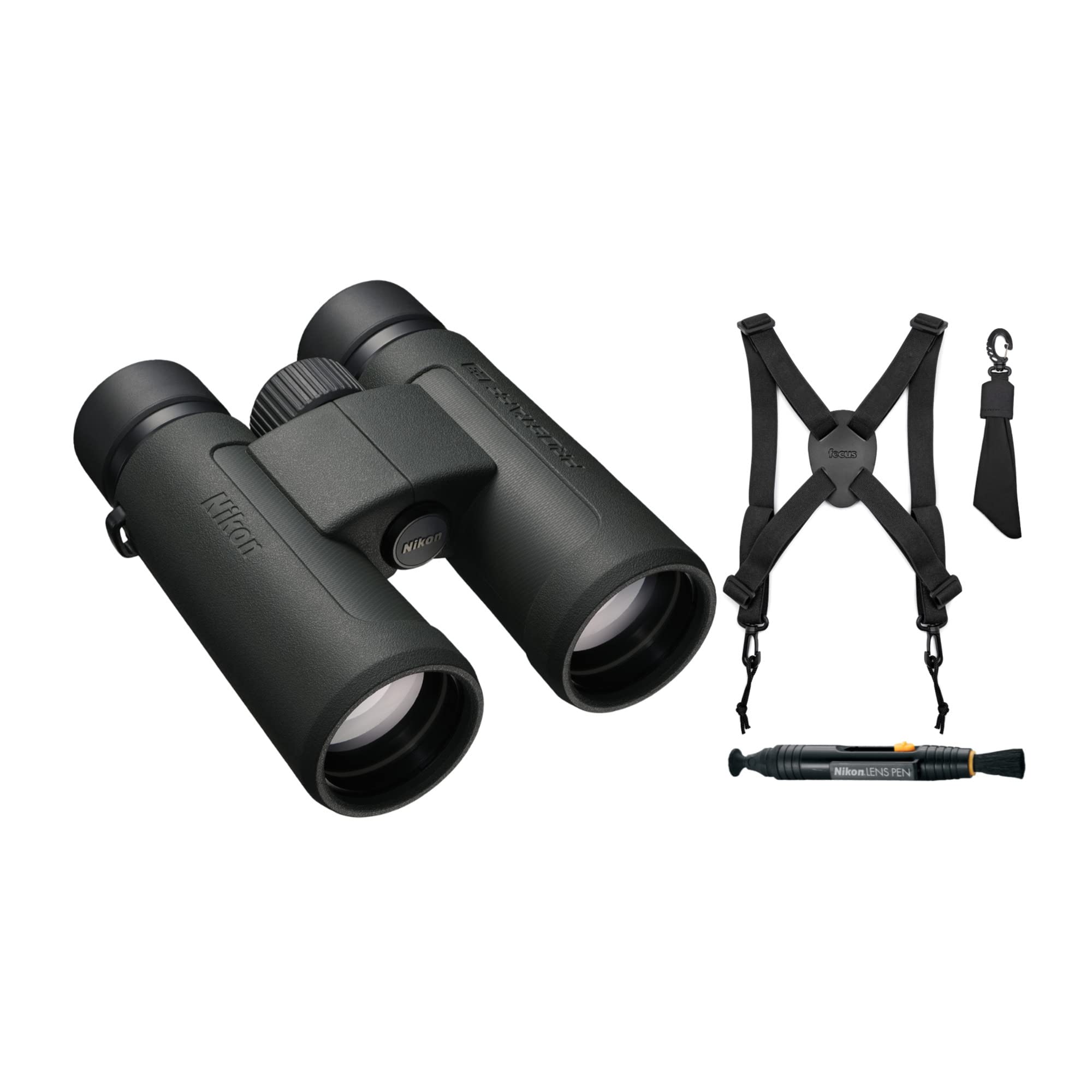 Binoculares Nikon Prostaff P3 10x42 con Arnés y Bolígrafo - Venta Internacional