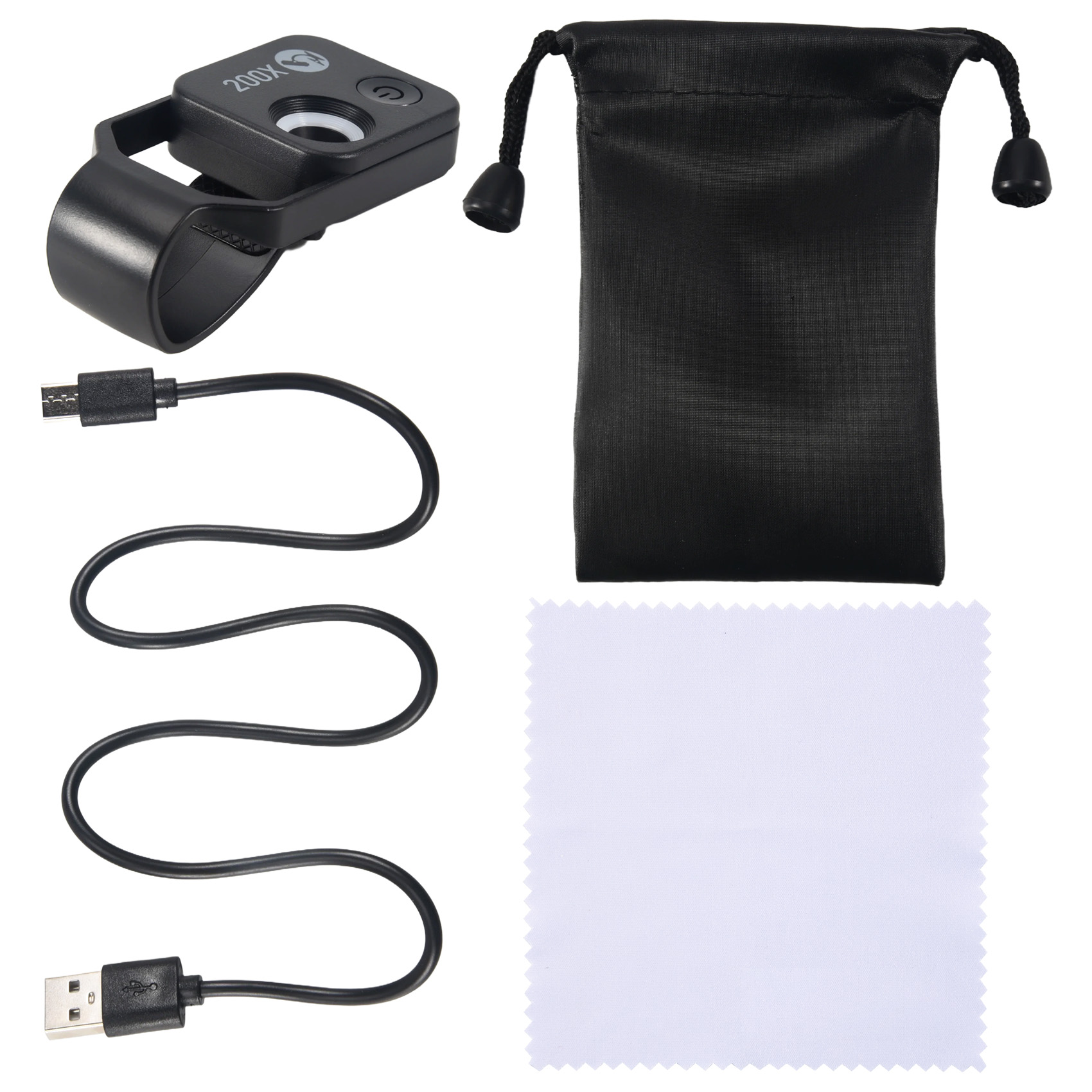 Foto 3 pulgar | Accesorio De Microscopio Con Aumento De 200x Para Teléfono Celular - Venta Internacional.