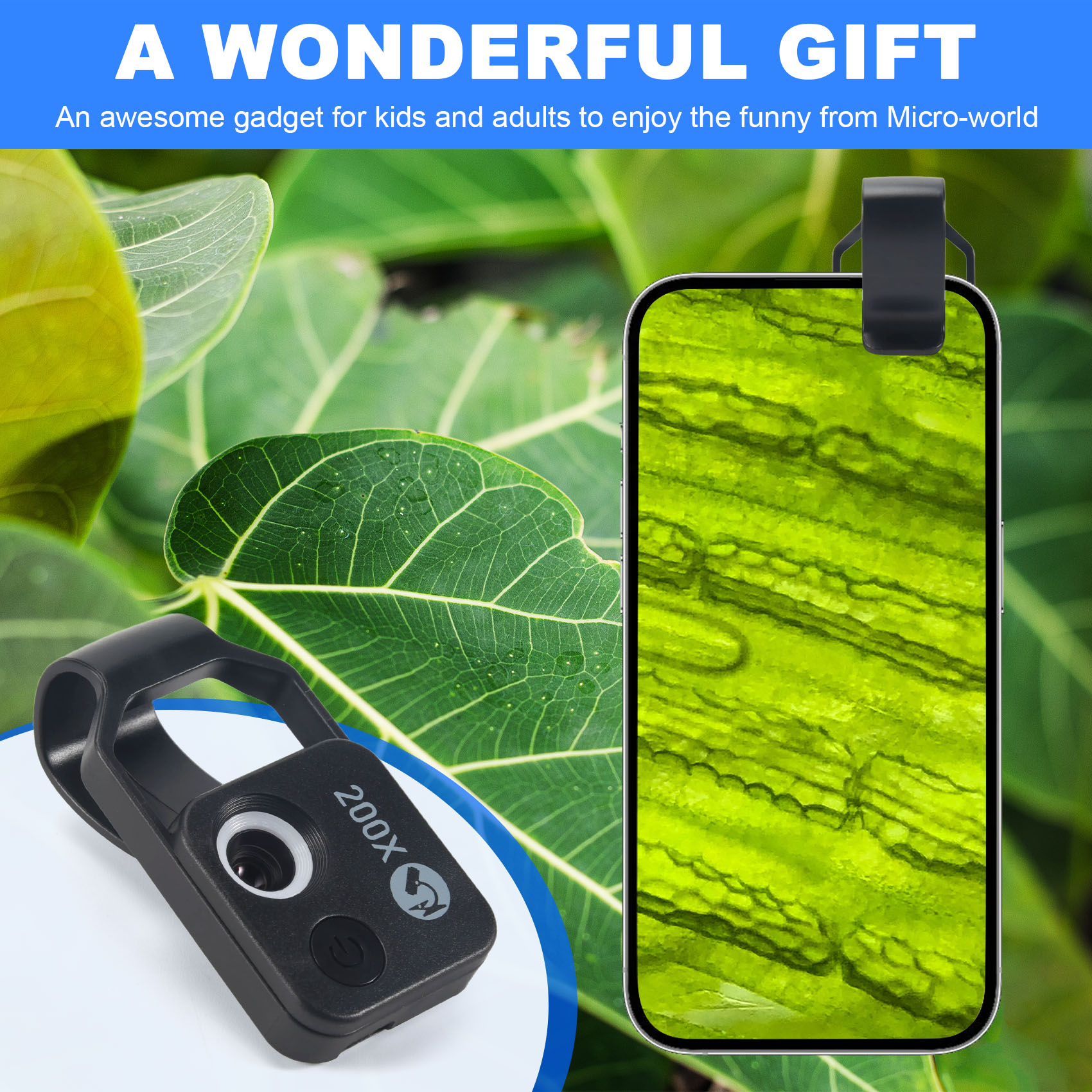 Foto 5 pulgar | Accesorio De Microscopio Con Aumento De 200x Para Teléfono Celular - Venta Internacional.